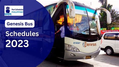 genesis bus schedule|GENESIS TRANSPORT & JOY BUS SCHEDULE: .